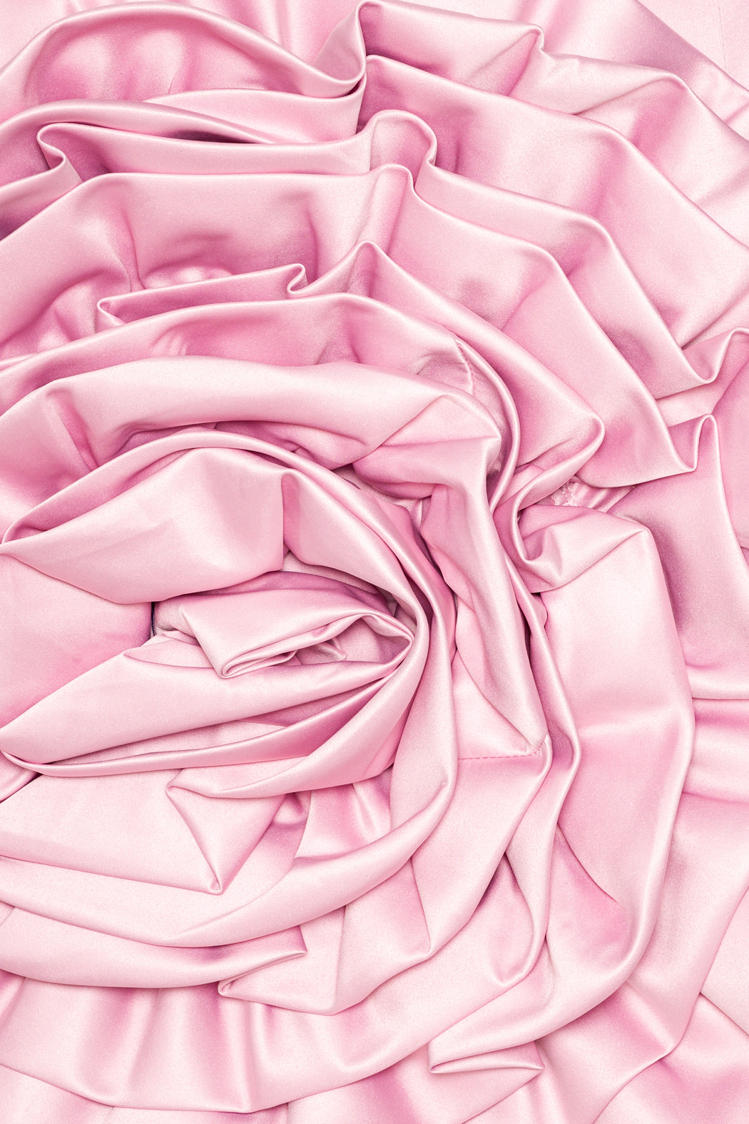 Satin Big Flower Skirt