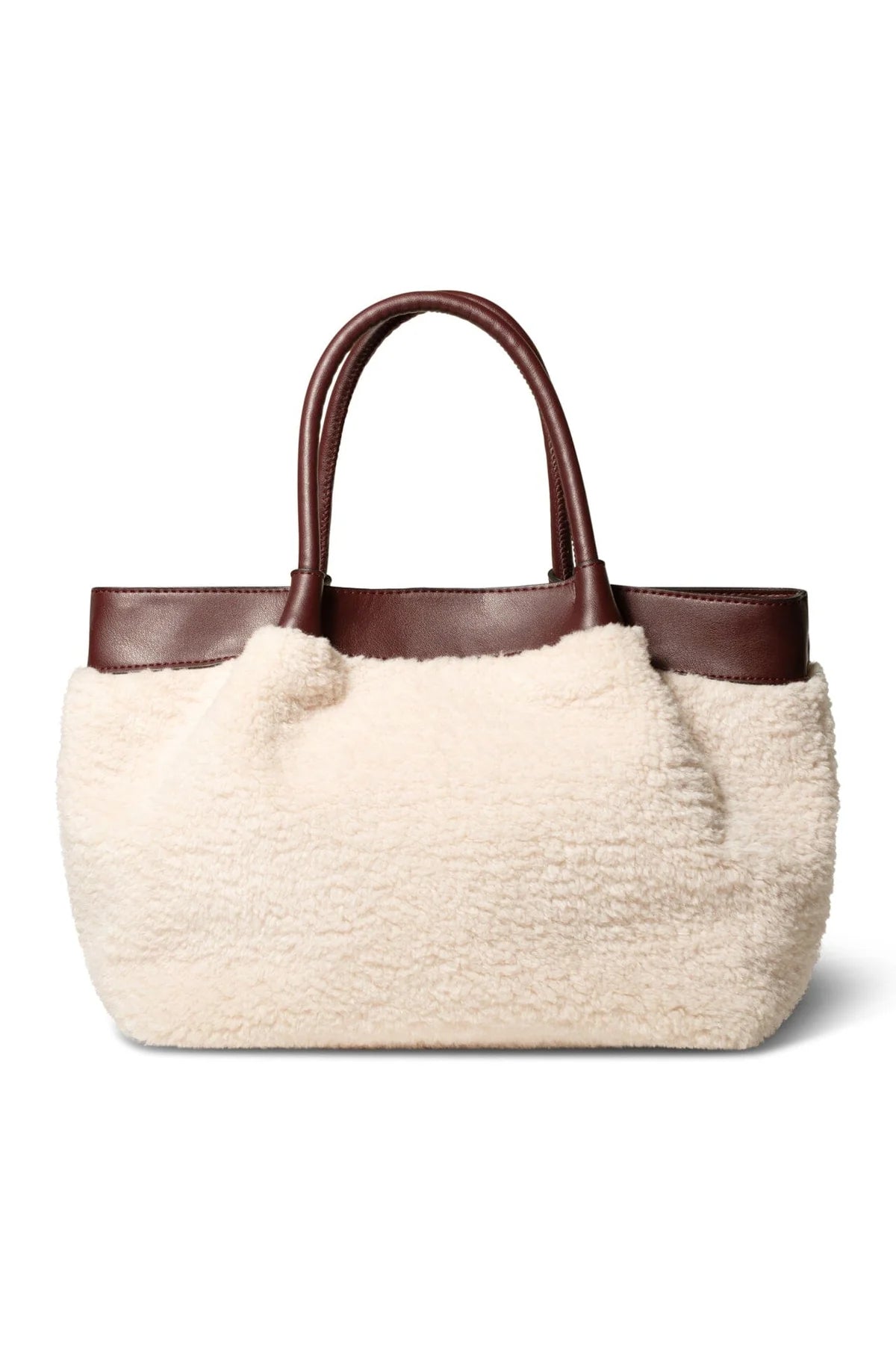 Cloud Teddy Midi Bag - Ecru