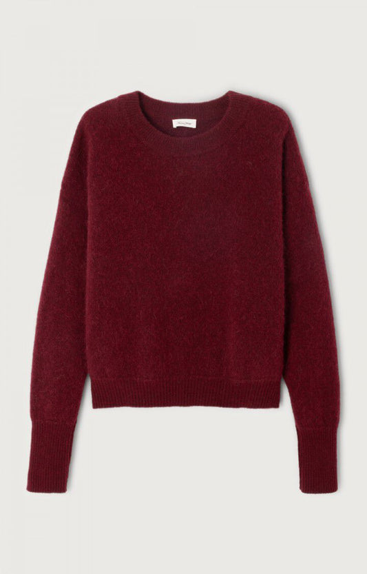 Vitow Sweater - Dark Red Melange