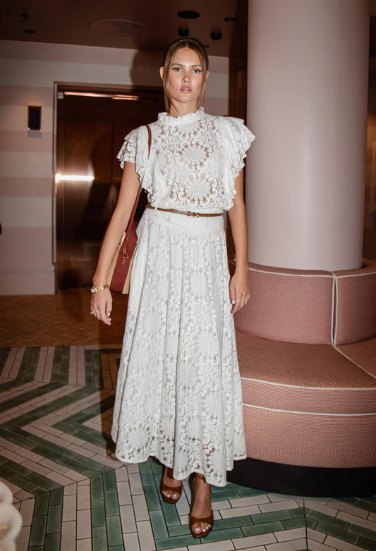 Astrid Skirt - Chantilly Lace