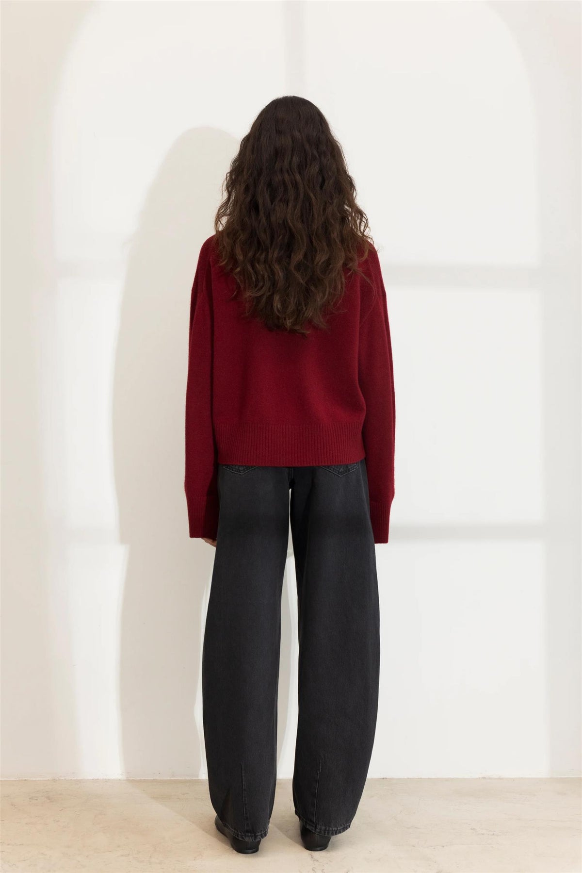 Abigail Knit - Dark Red