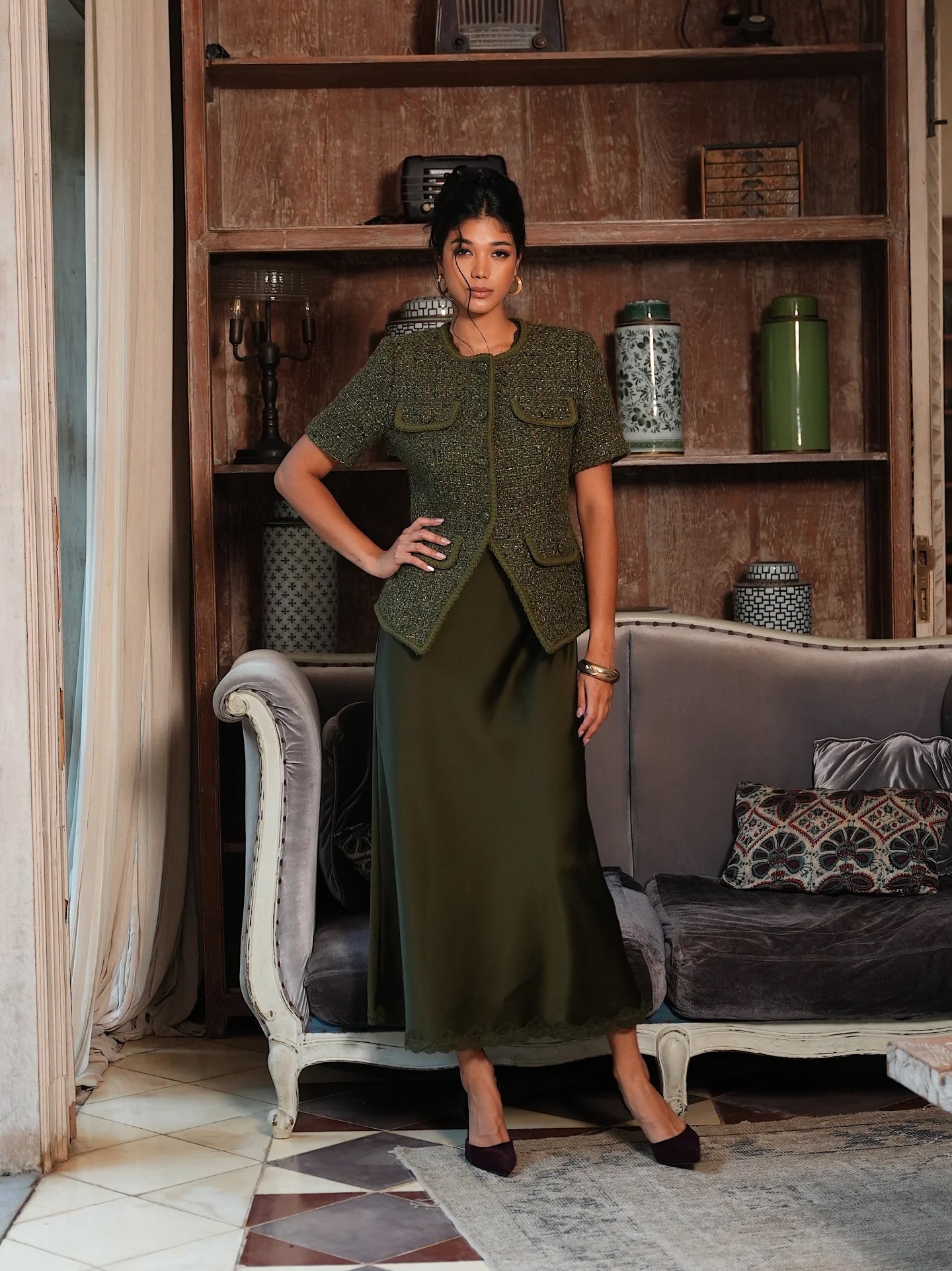 Abbot Top - Khaki