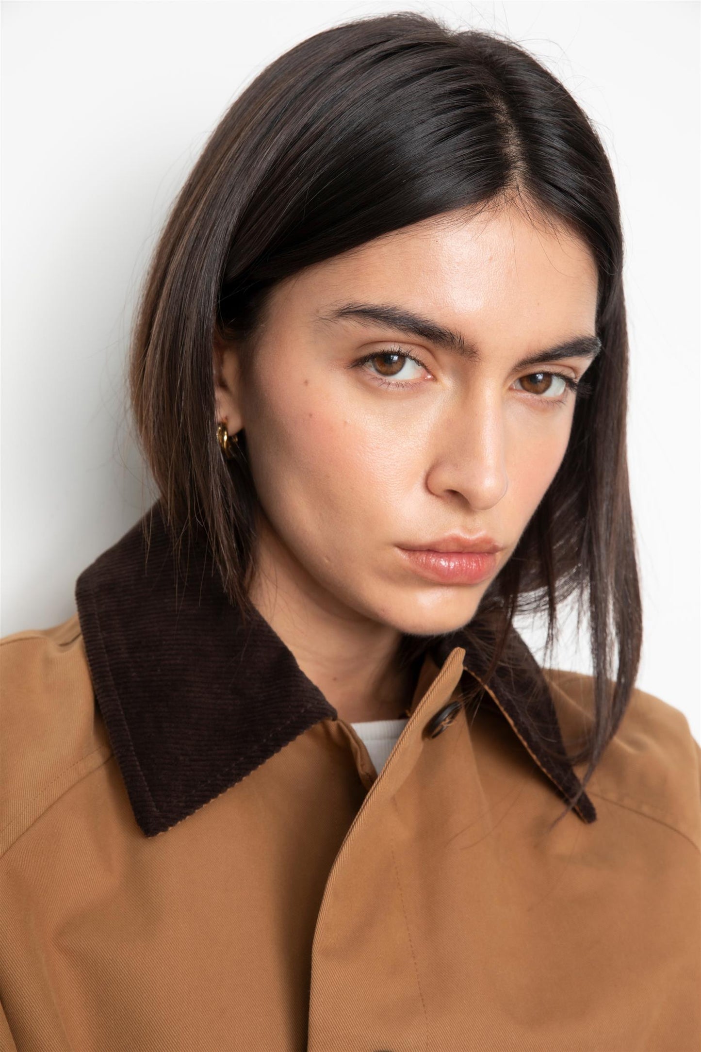 Heather Jacket Dark Camel