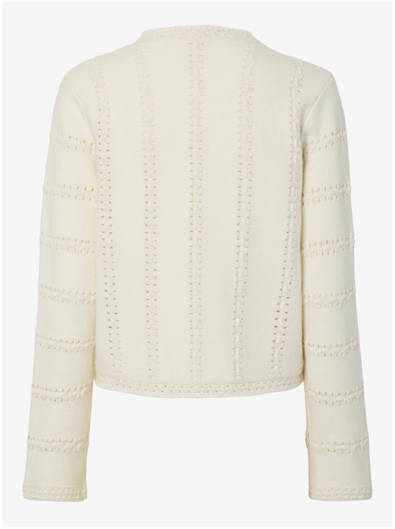 YasCherie Ls Knit Cardigan - Pristine