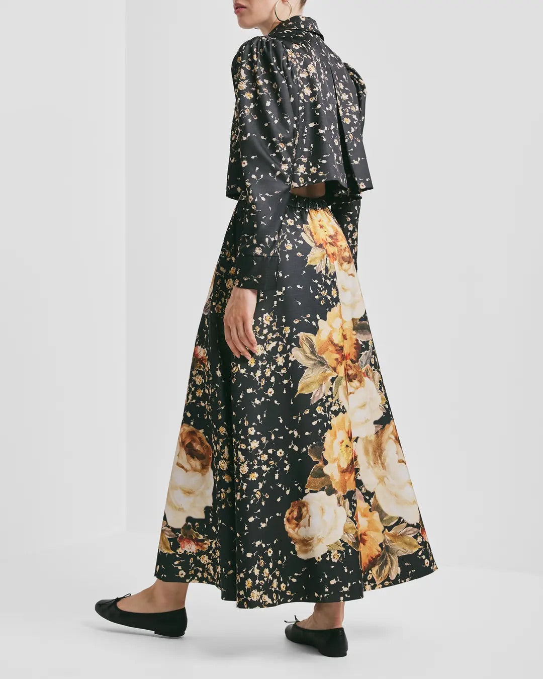 Tailored Satin Skirt
