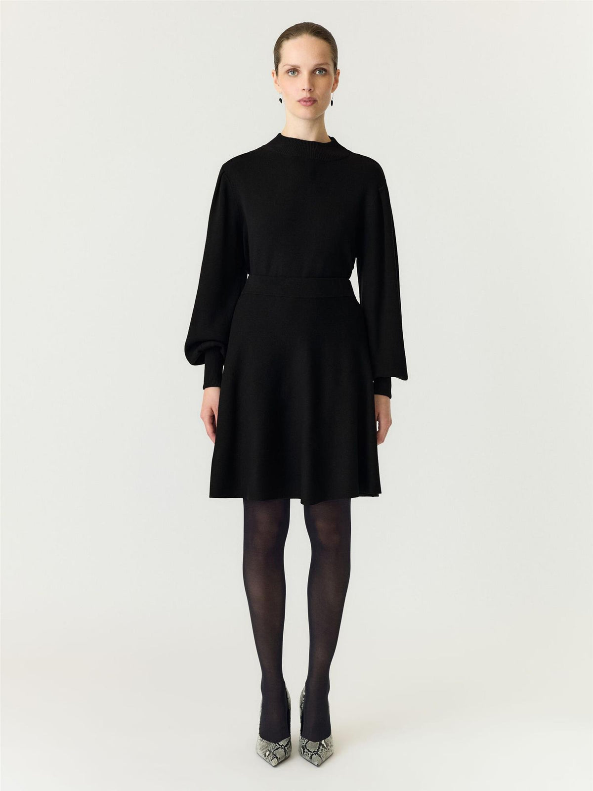 YASFonny Knit Skirt - Black