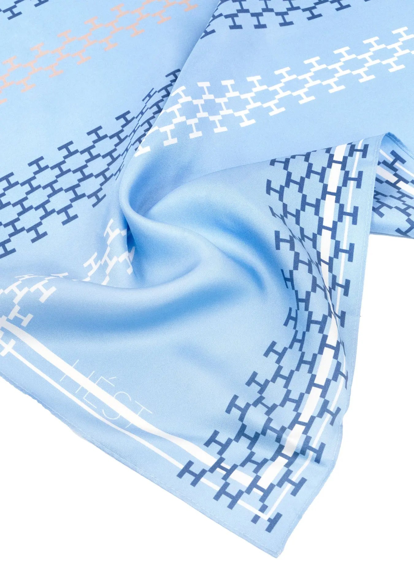 Isadora Silk Scarf Small - Skyway