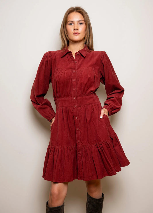 Vicky Dress Red