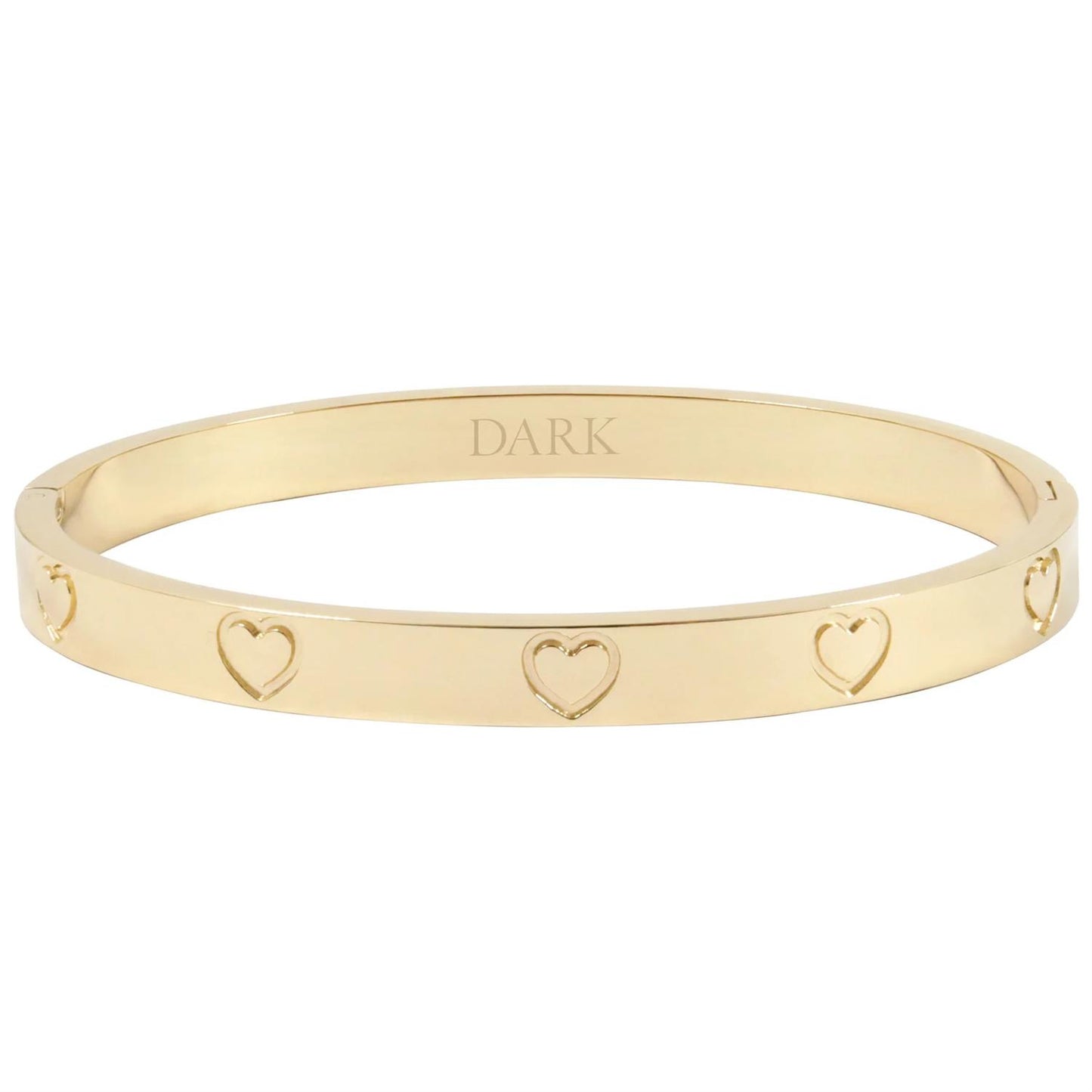 Heart Bangle Gold