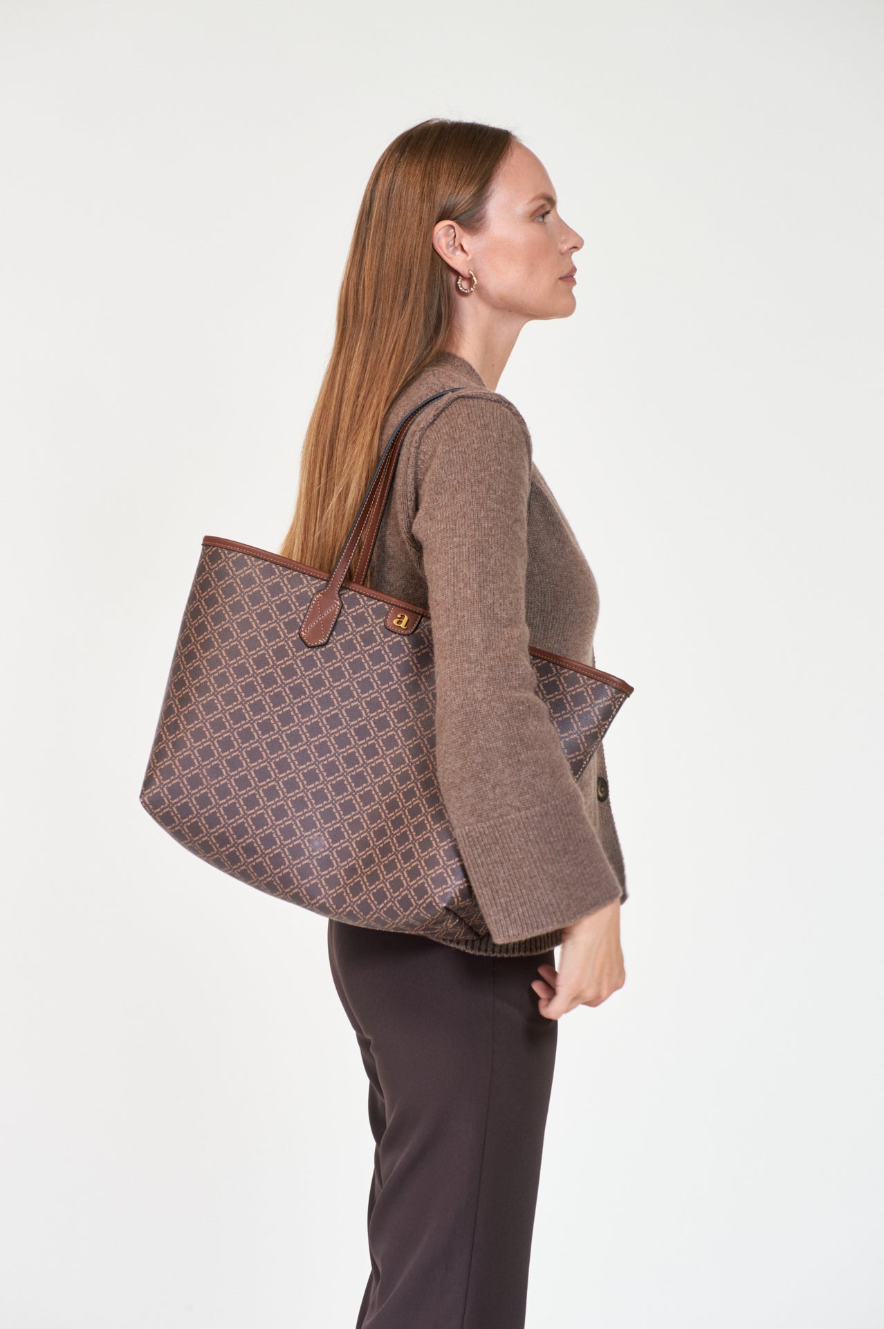 Ultimate Monogram Tote Bag Brown