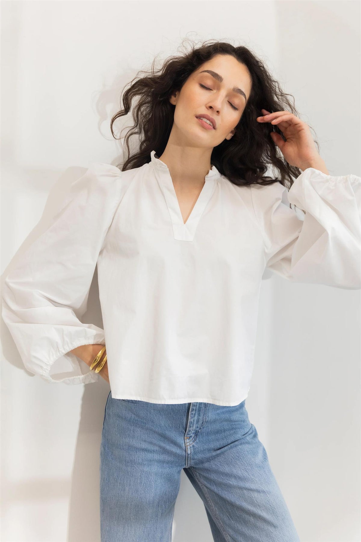 Infinity Blouse - White