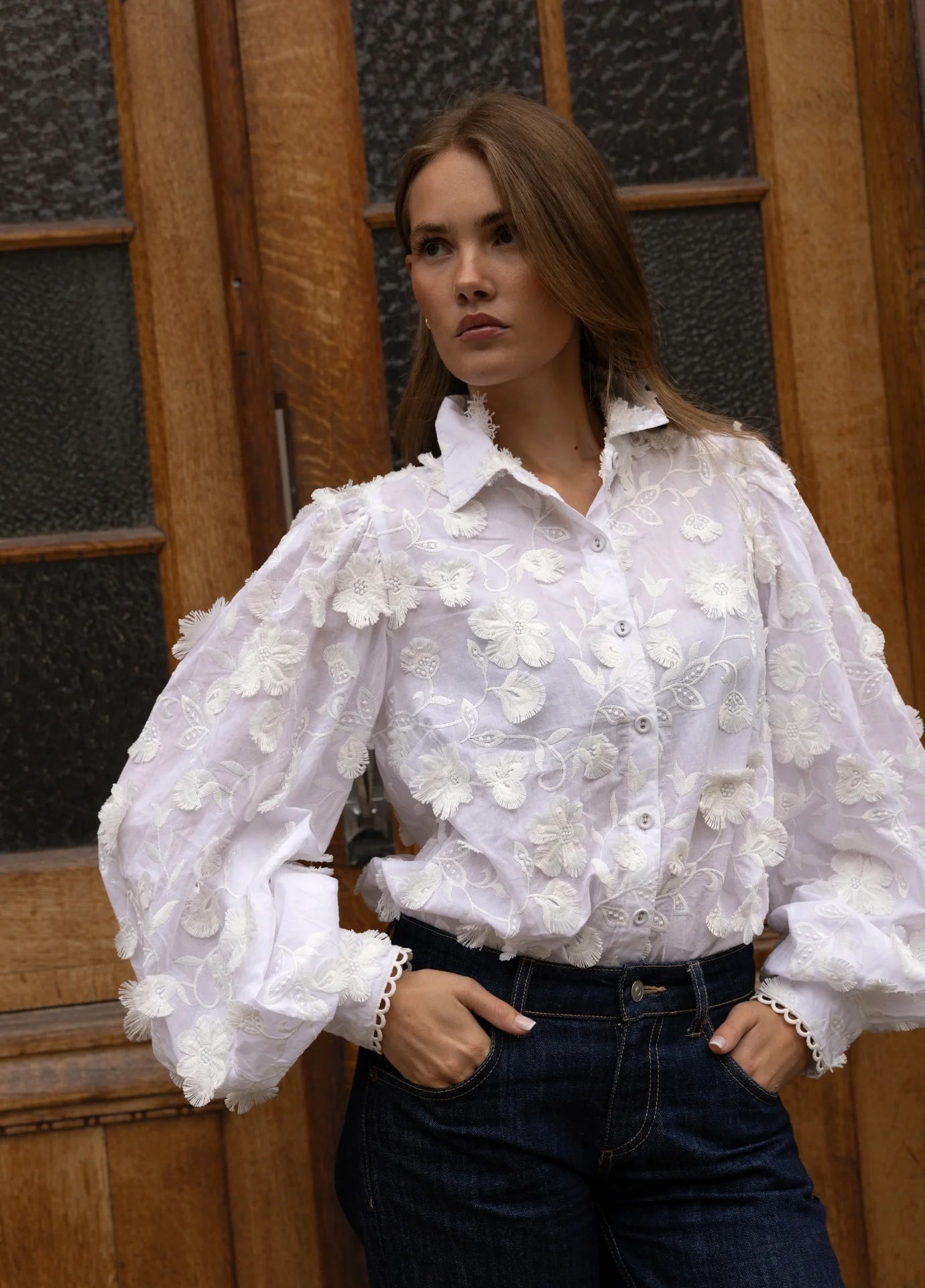 Anaya Shirt - Ivory Atelier