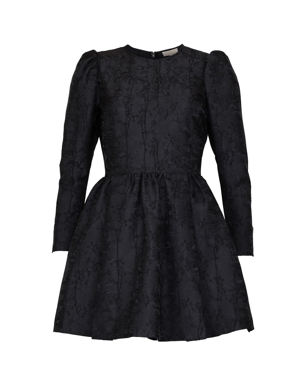 Brocade Mini Dress - Black