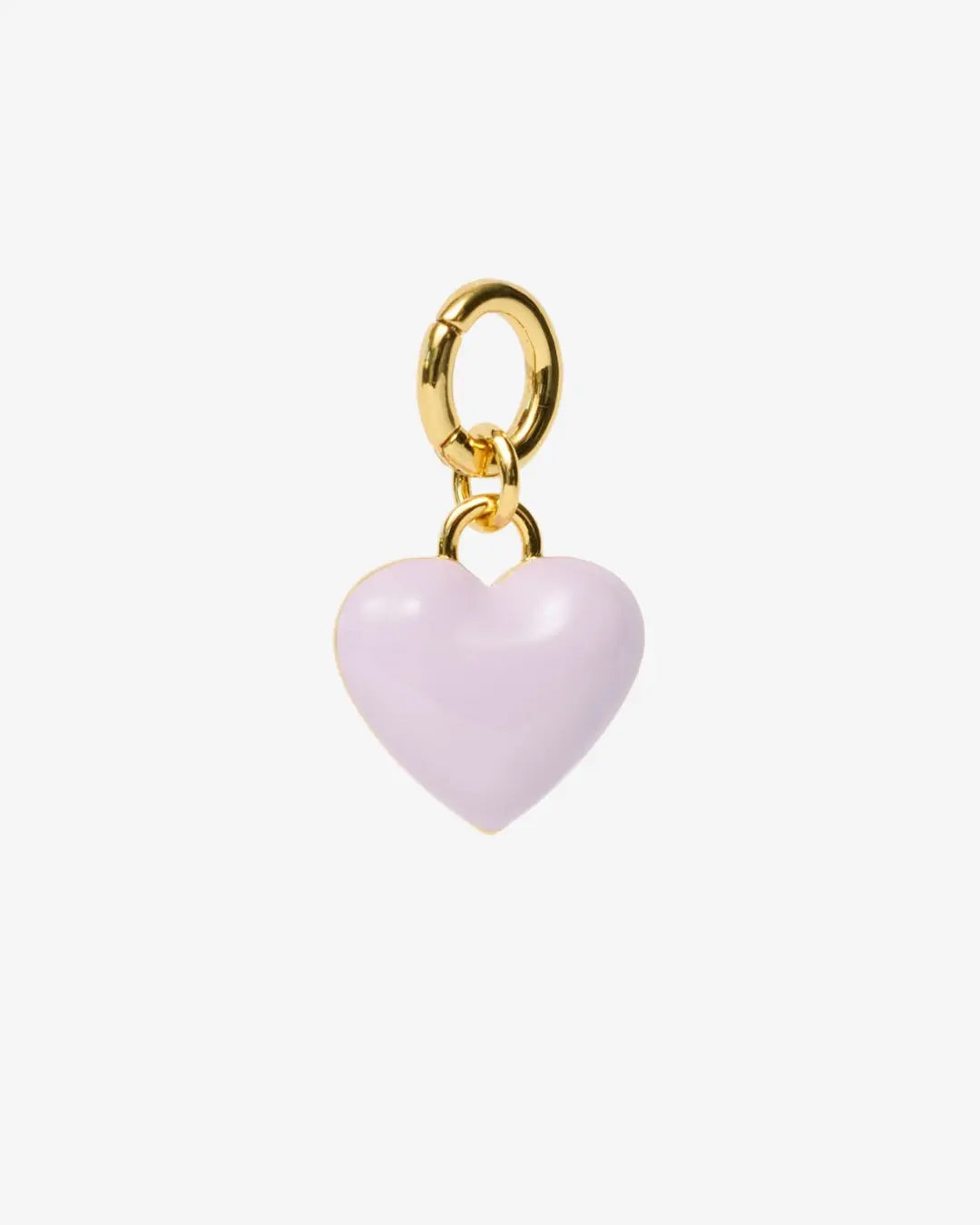 The Heart Charm Lilla / Gull