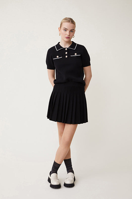 Falda Skirt Sort