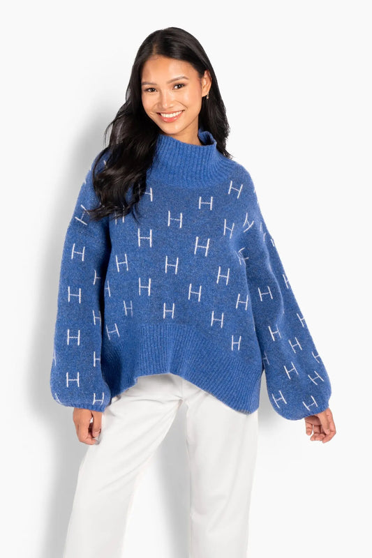 Fam Short Sweater - Blue Yonder