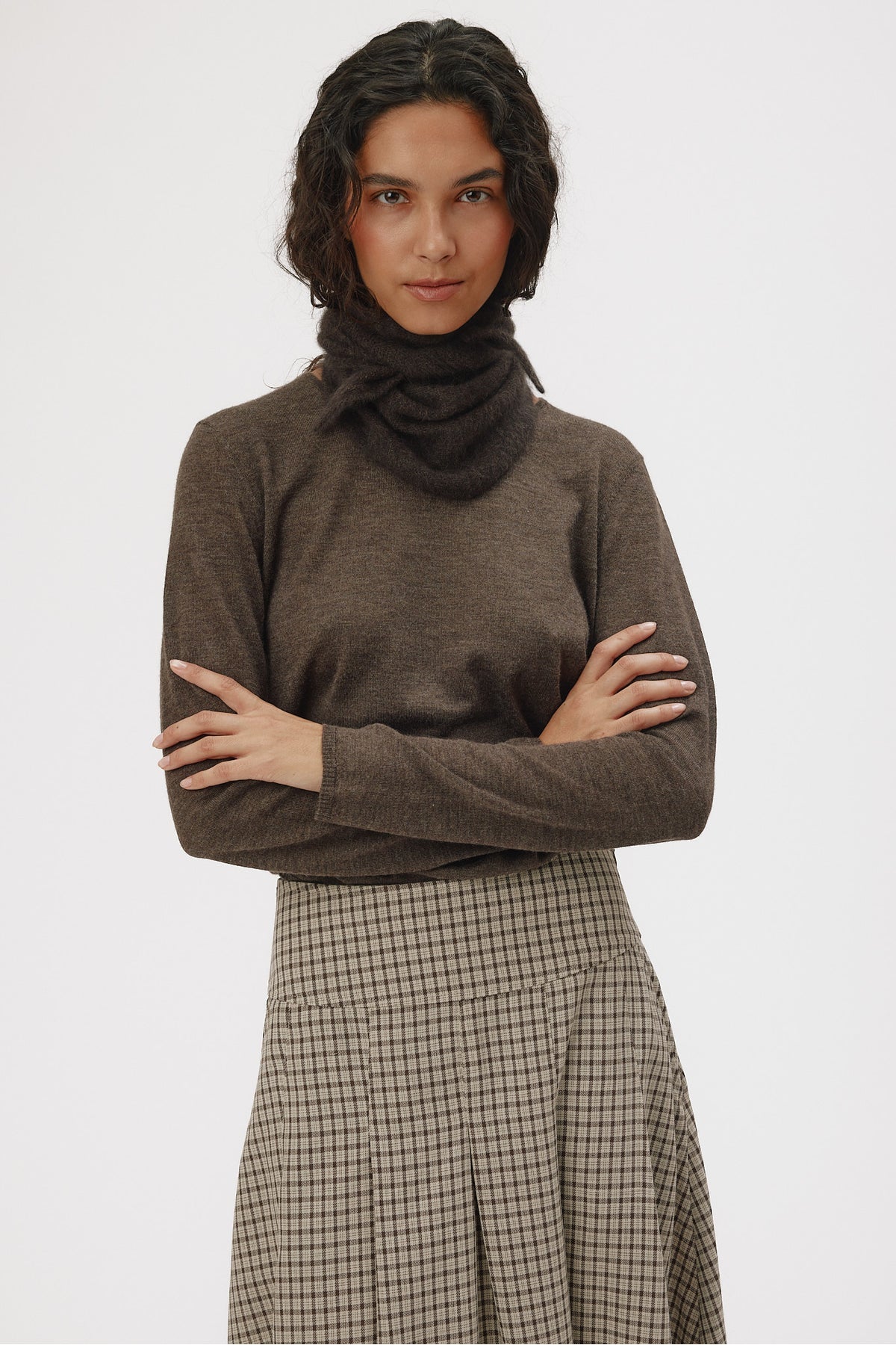 Paula Scarf - Espresso Brown