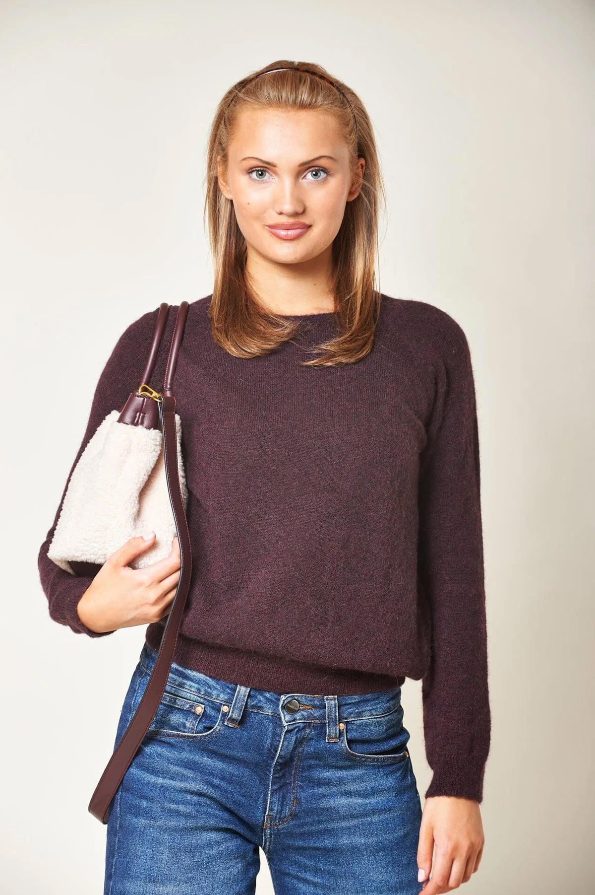 Fiona Sweater - Aubergine