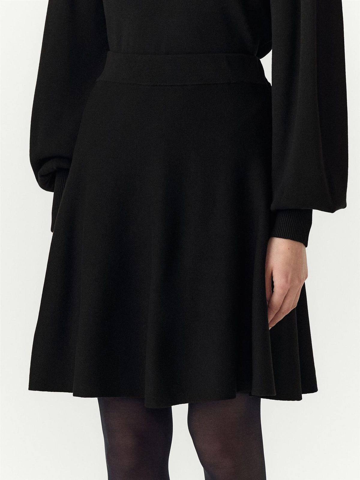 YASFonny Knit Skirt - Black