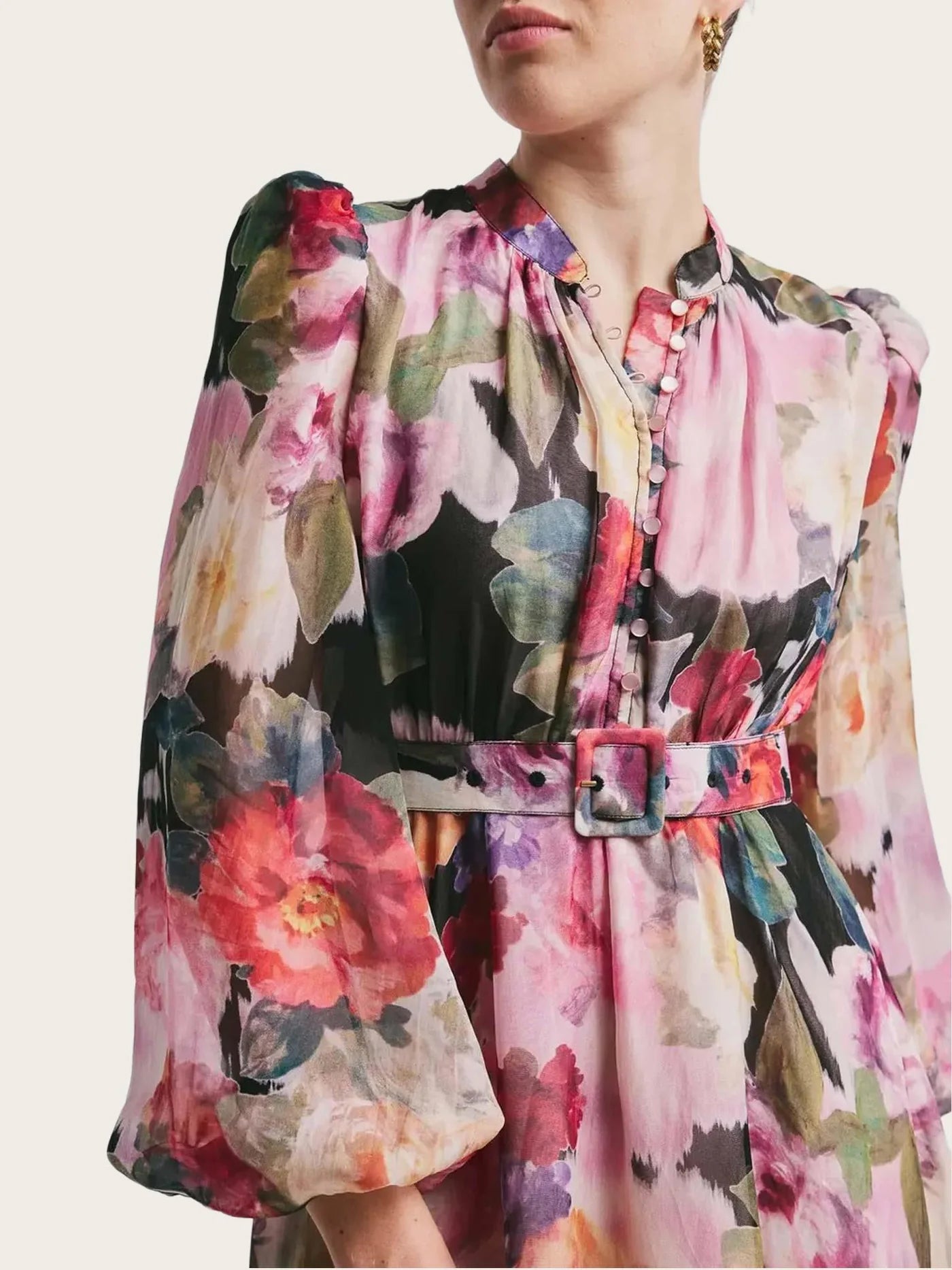 Organza Mini Dress - Winter Breeze