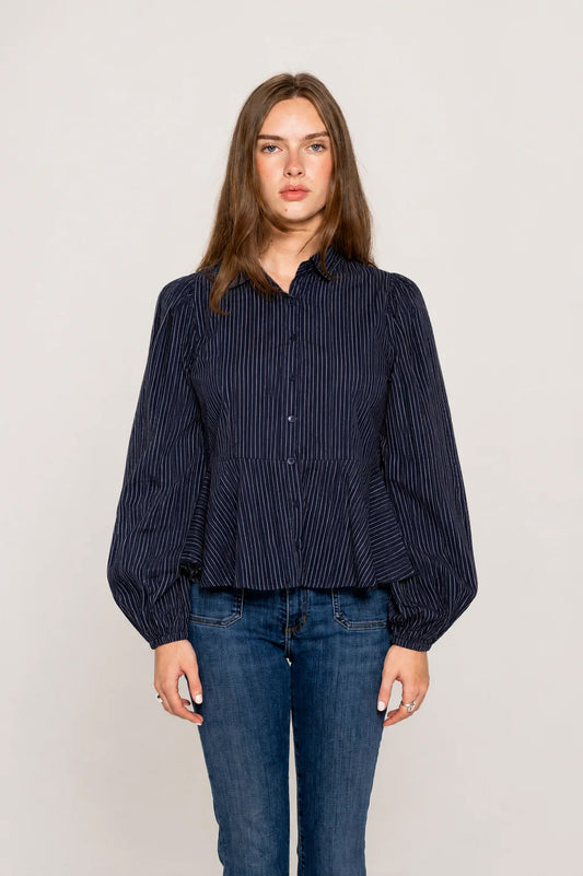 Diana Shirt - Pinstripe