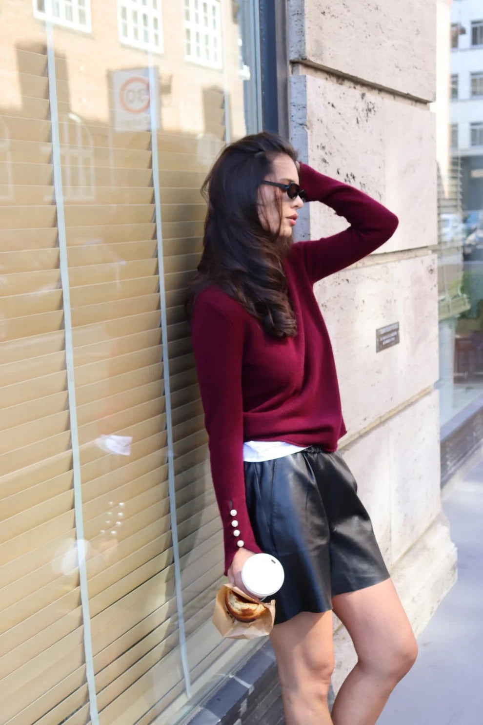 Abbelone Sweater Bordeaux