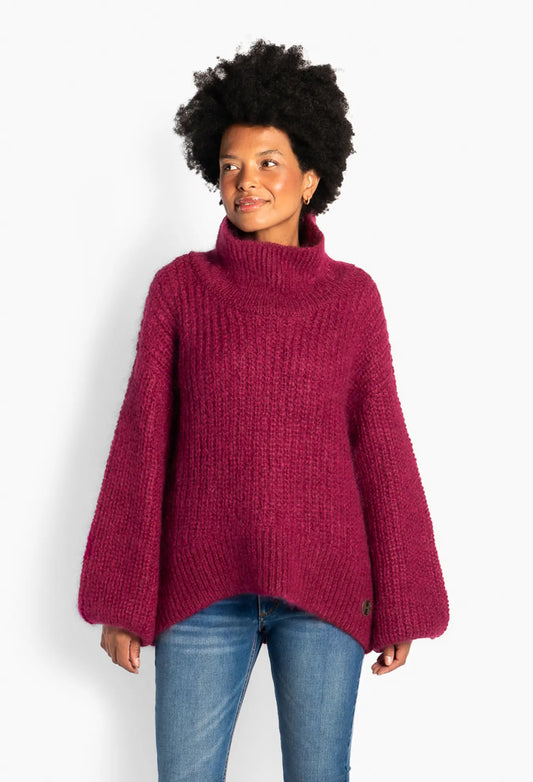 Tia Sweater - Rhododendron