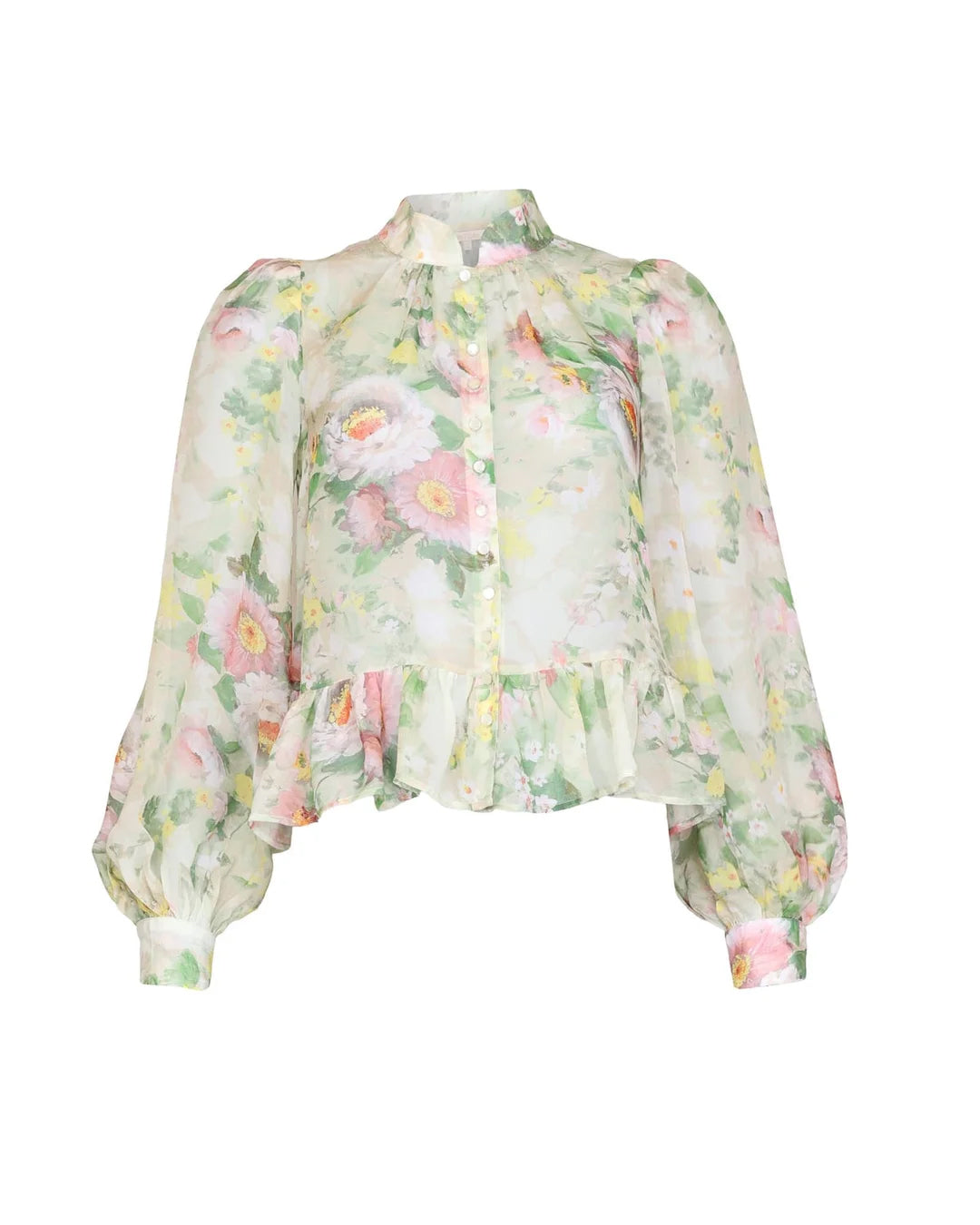 Organza Shirt - Watercolour Dreams