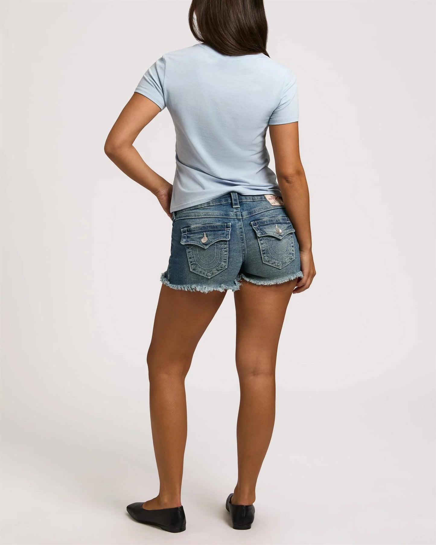 Joey Low Rise Short Flap - Lunar Bleach
