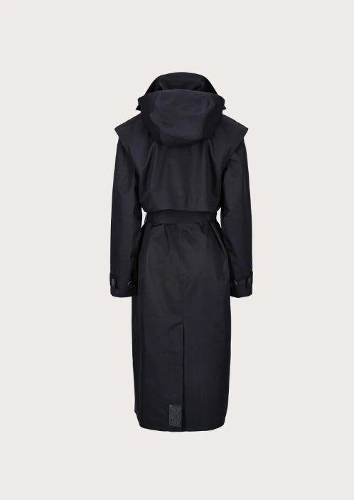 Regndråpe Trench Coat - New Black