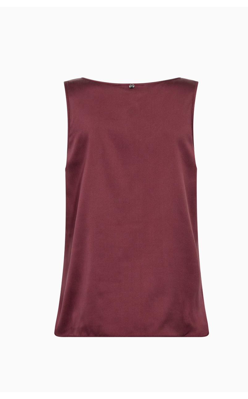 MM Astrid Silk Tank Top - Port Royale