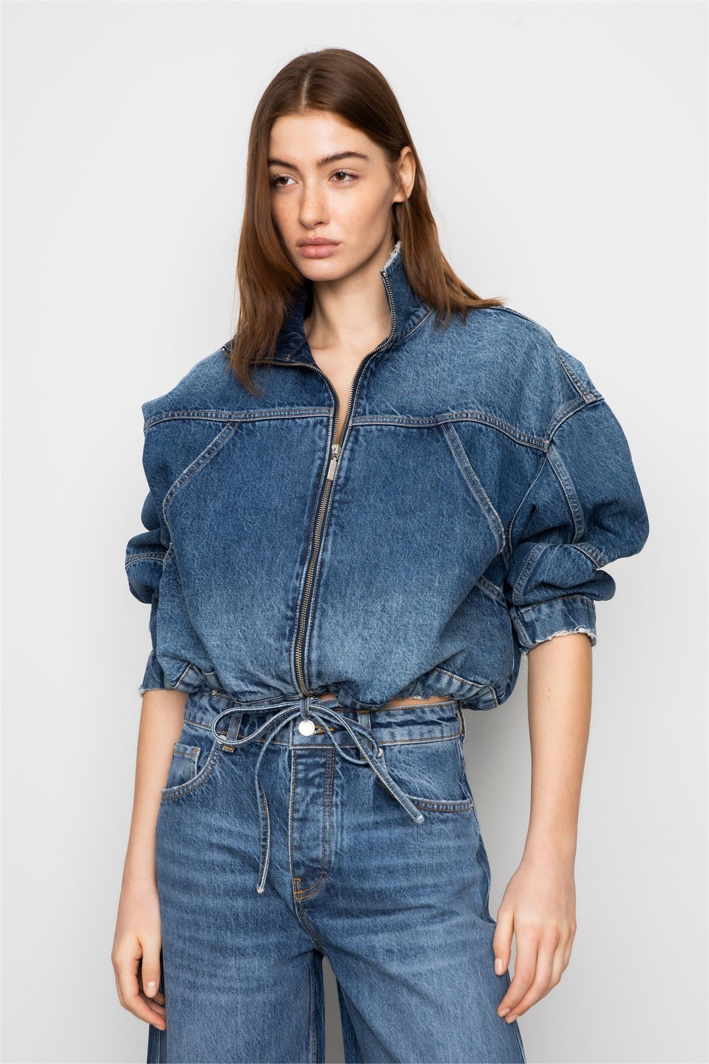 James Denim Jacket - Washed Dark Blue
