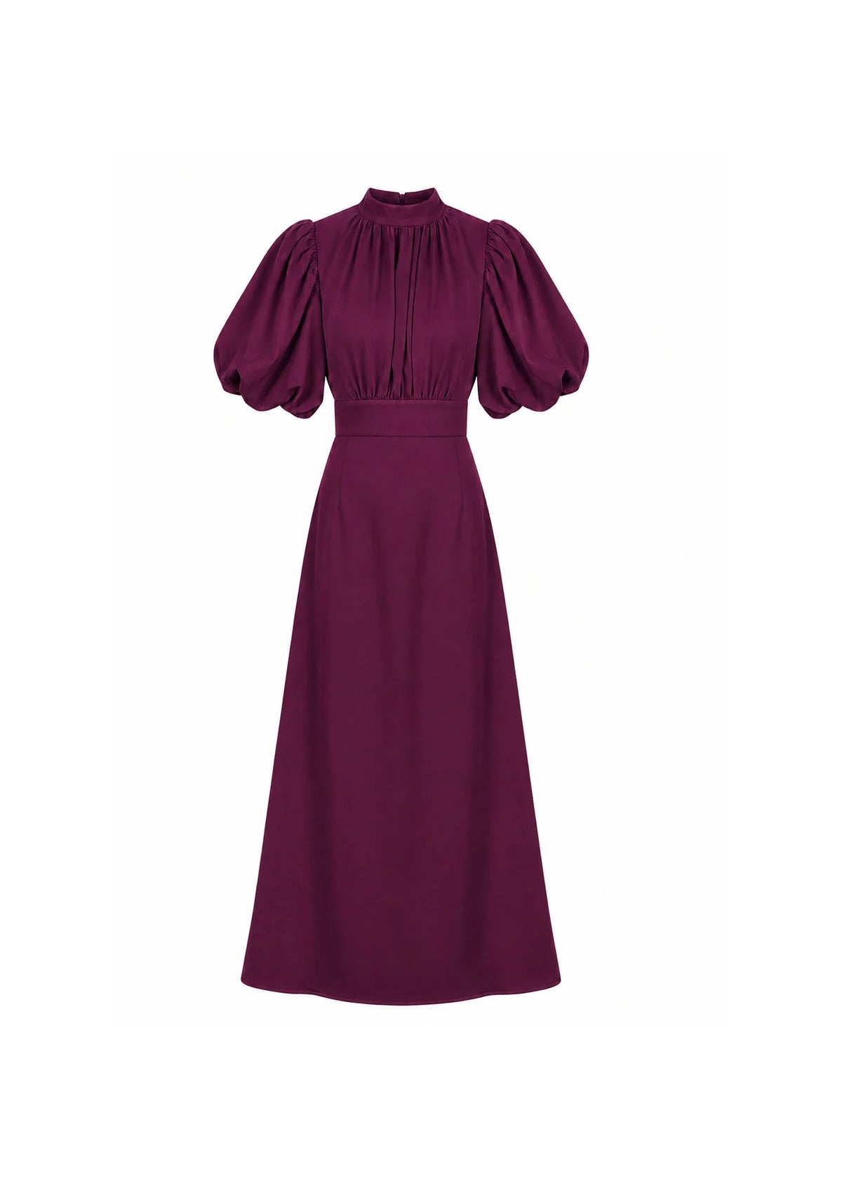 Holly Dress Long - Plum