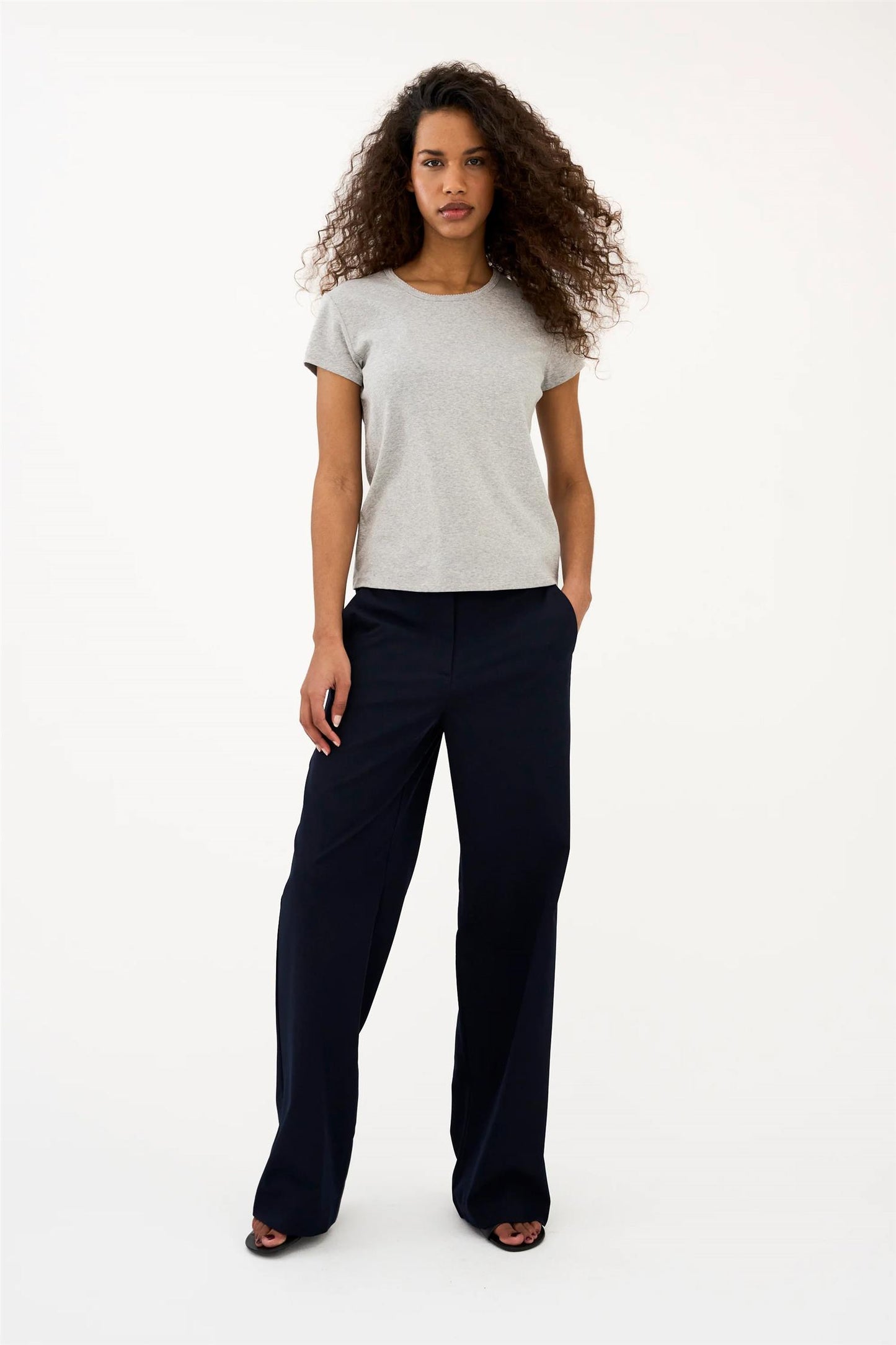 IVY-Andrea Wide Pant - Navy