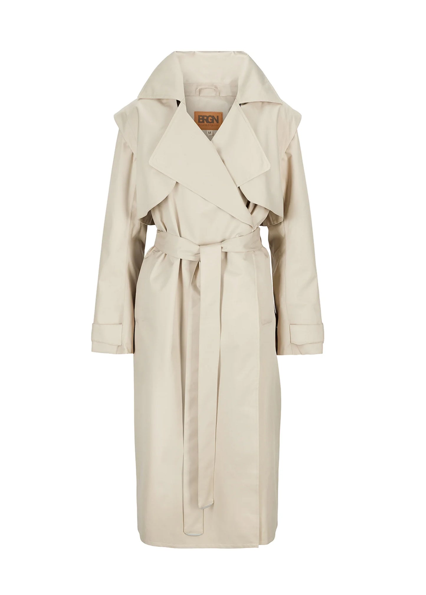 Regndråpe Trench Coat Sand