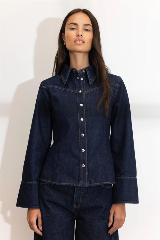 Cora Shirt - Dark Blue
