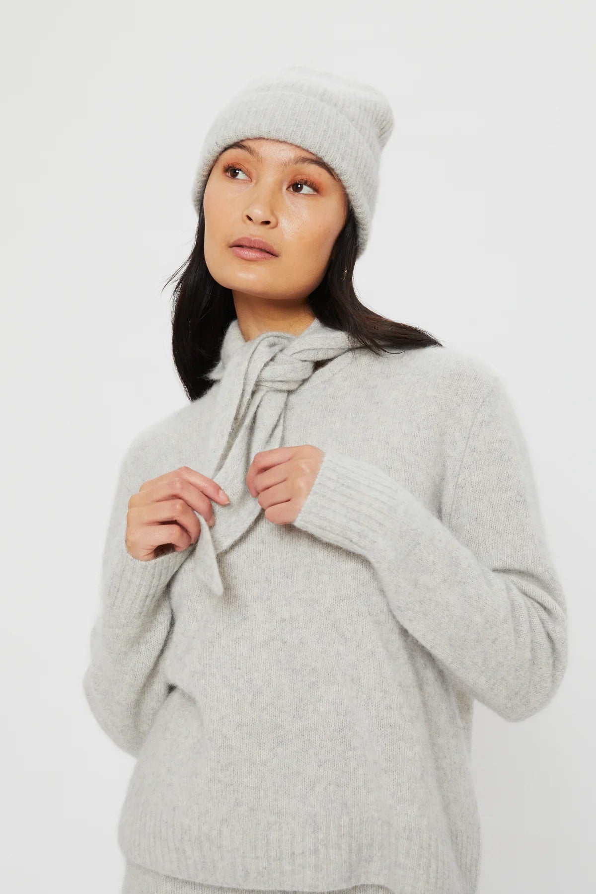 Raffi Hat Grey Melange