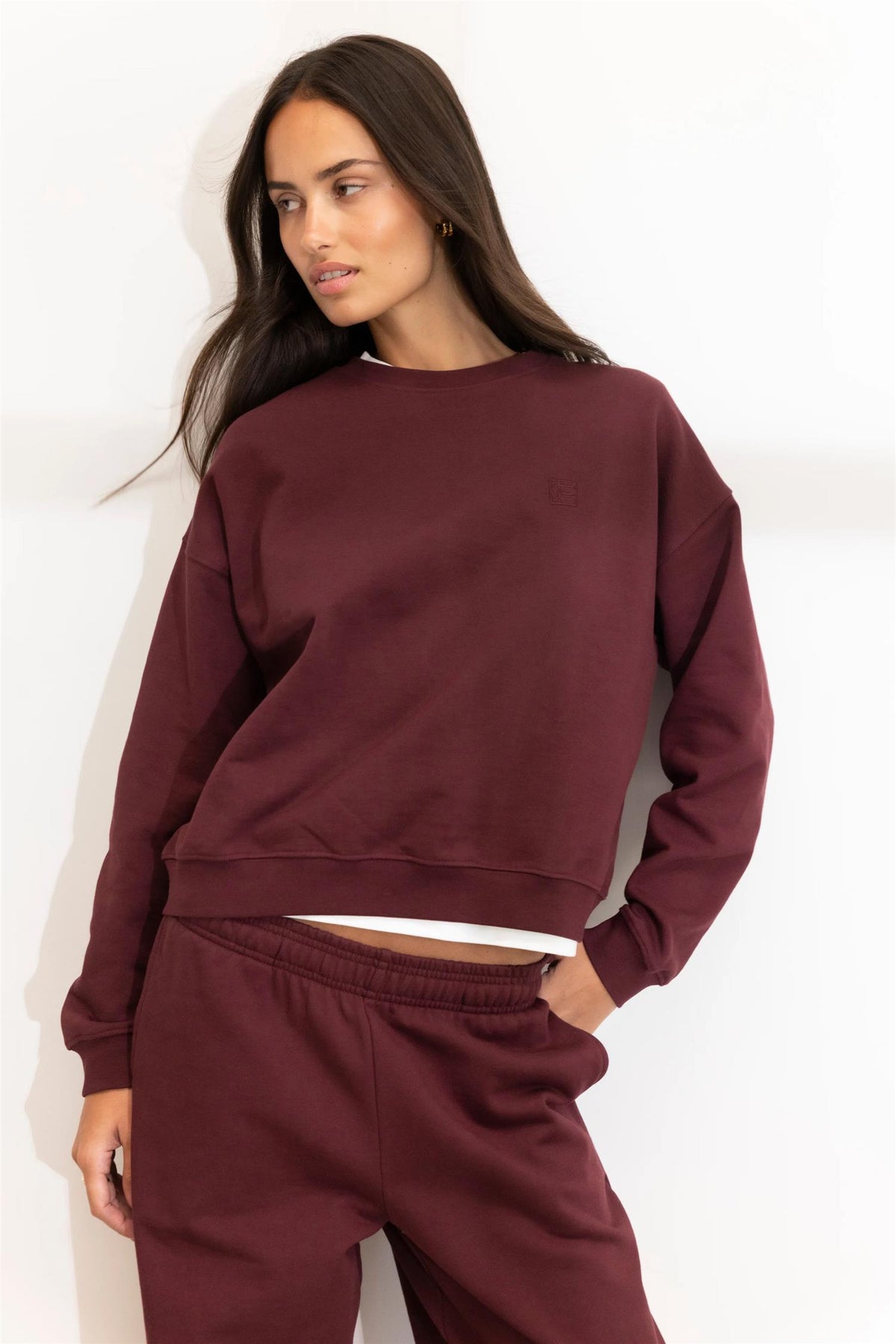 Mara Sweatshirt - Deep Plum