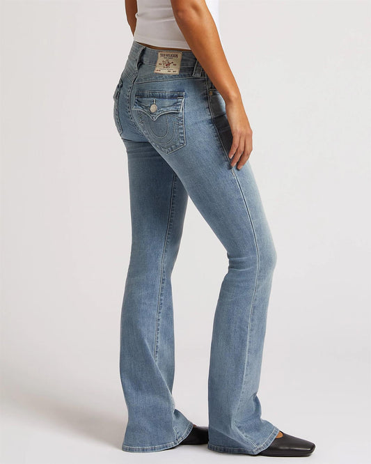 Becca Mid Rise Boot Cut Flap