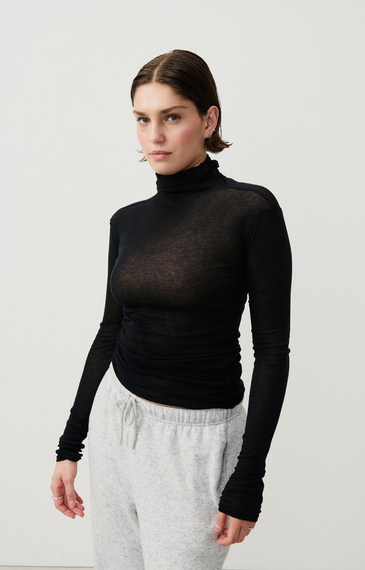 MASSACHUSETTS Turtleneck Black