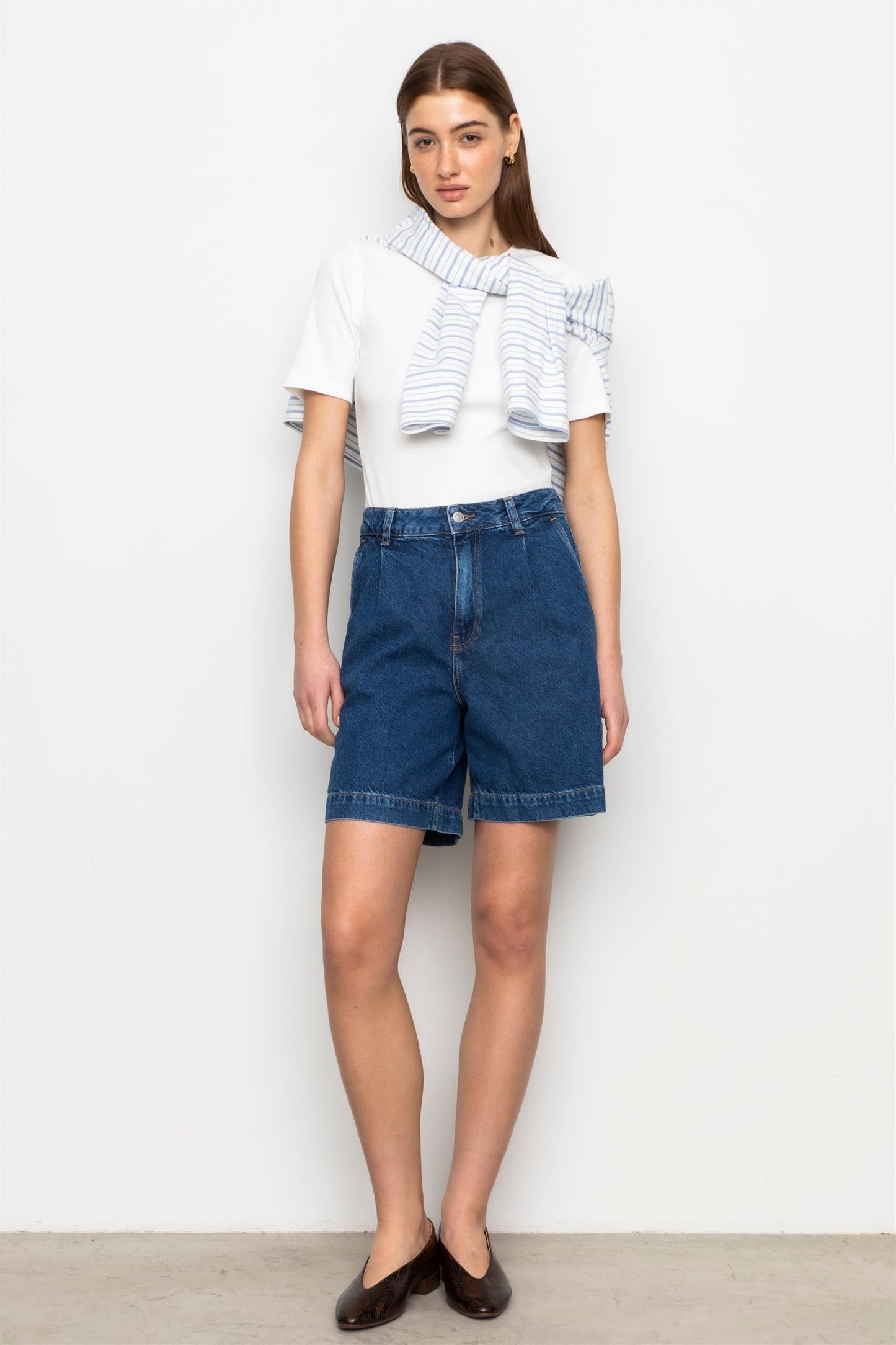 Jason Shorts - Washed Dark Blue