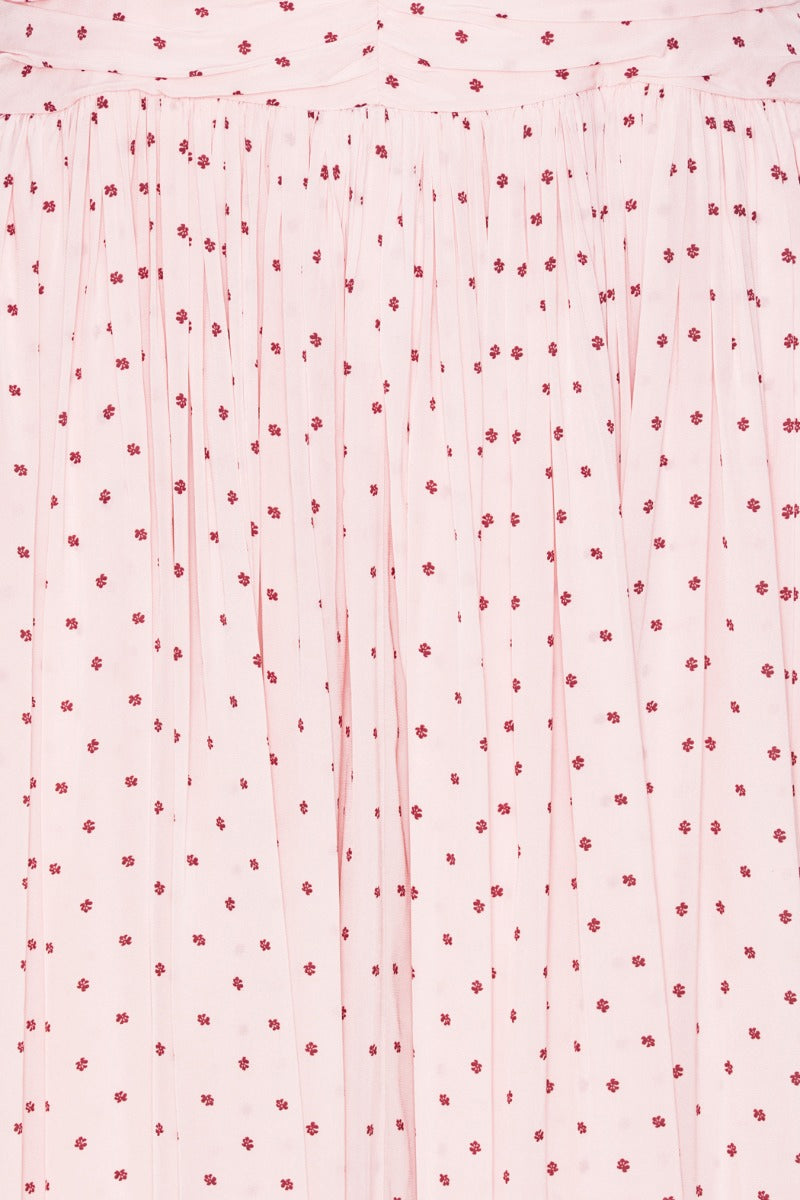 Ns Ruched Dress - Barely Pink Comb.