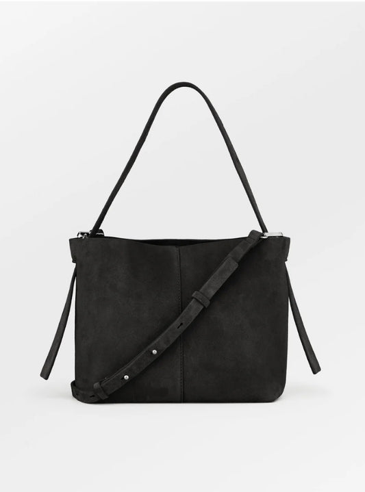 Suede Fraya Small Bag Black