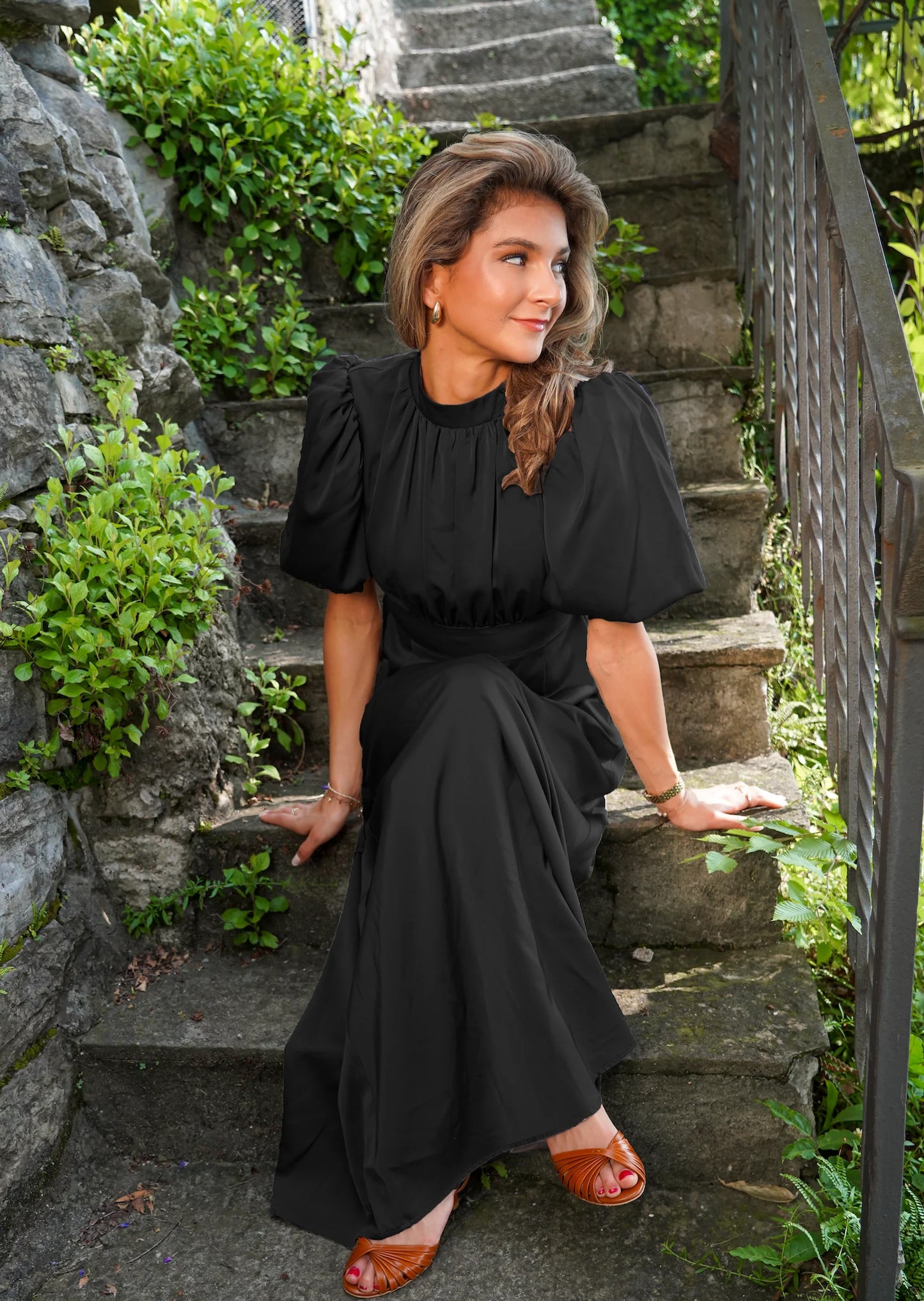 Holly Dress Long - Black