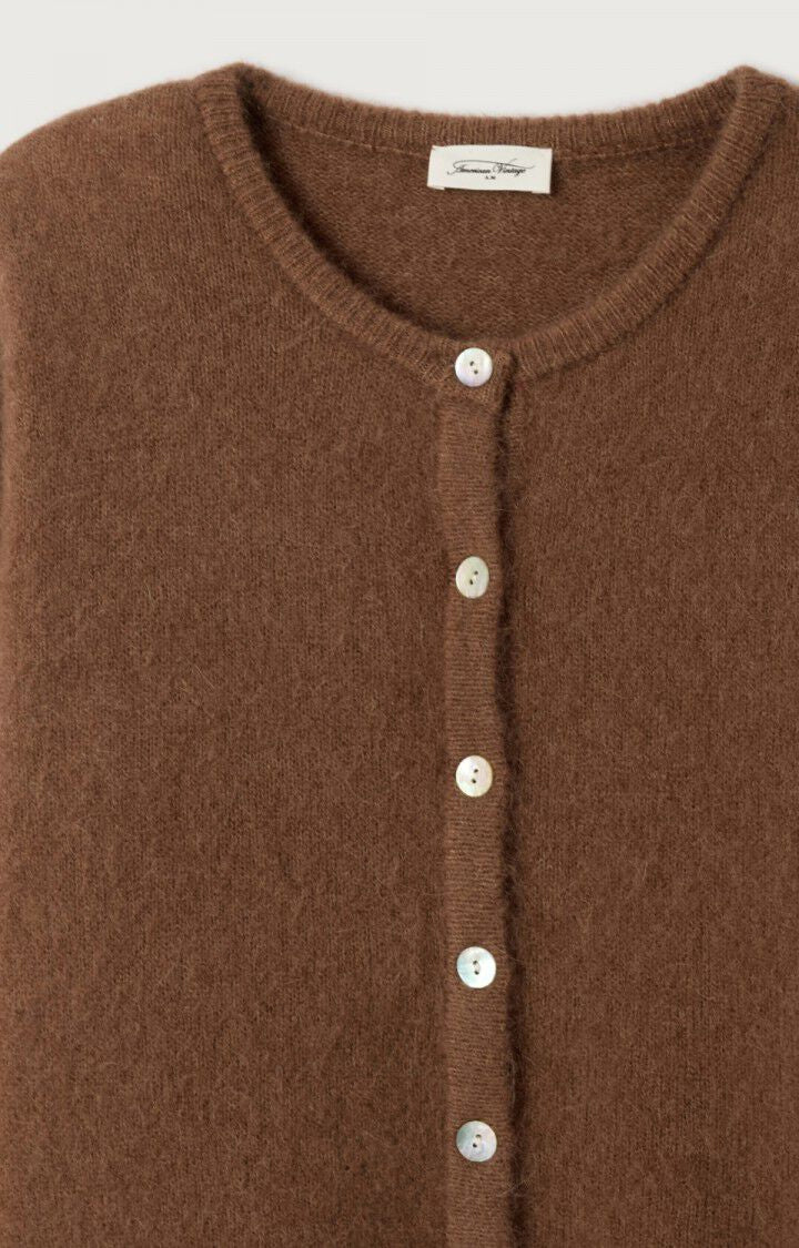 Vitow Cardigan Chocolate Melange