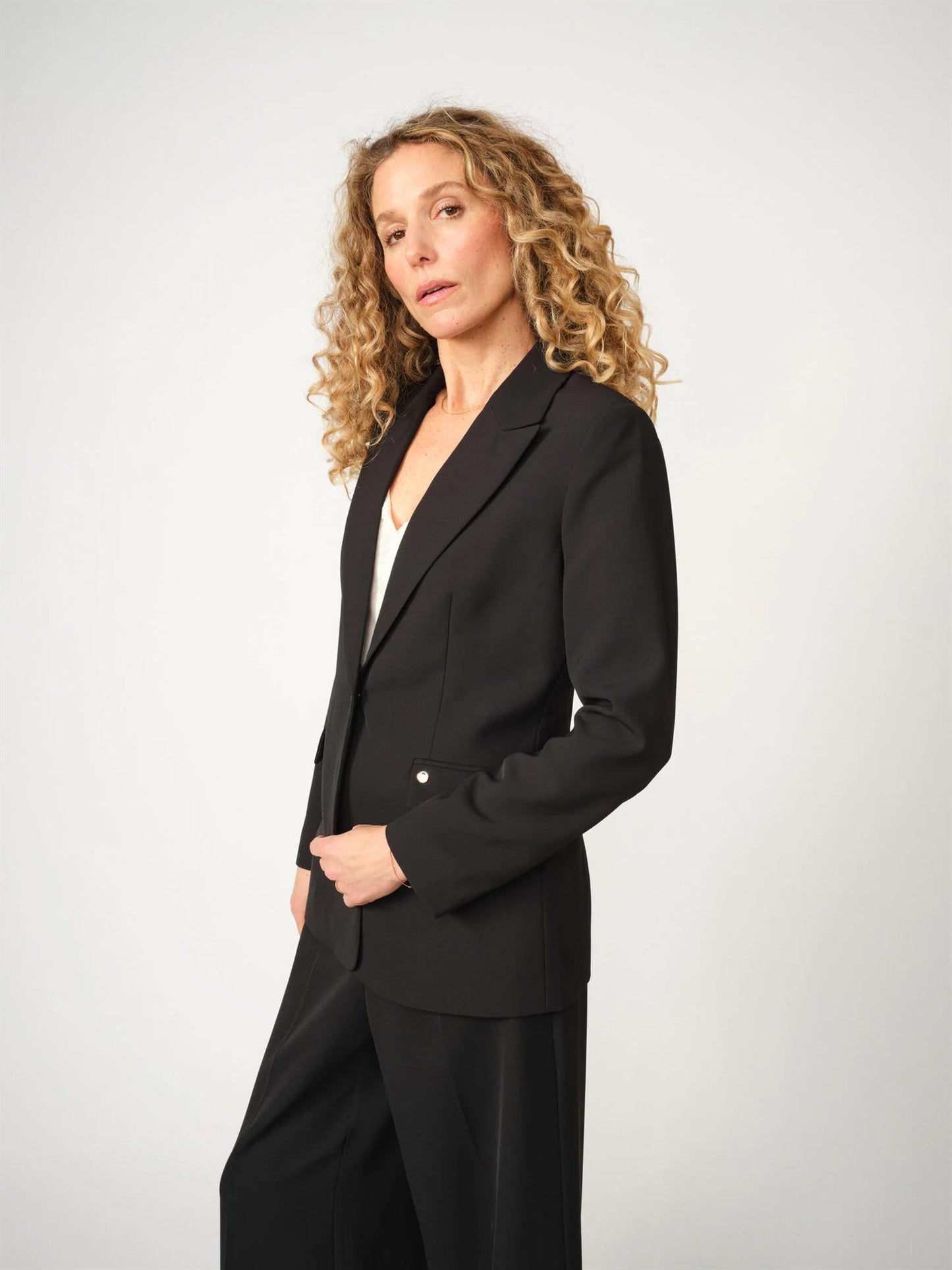 MM Leonora Miley Blazer  - Black