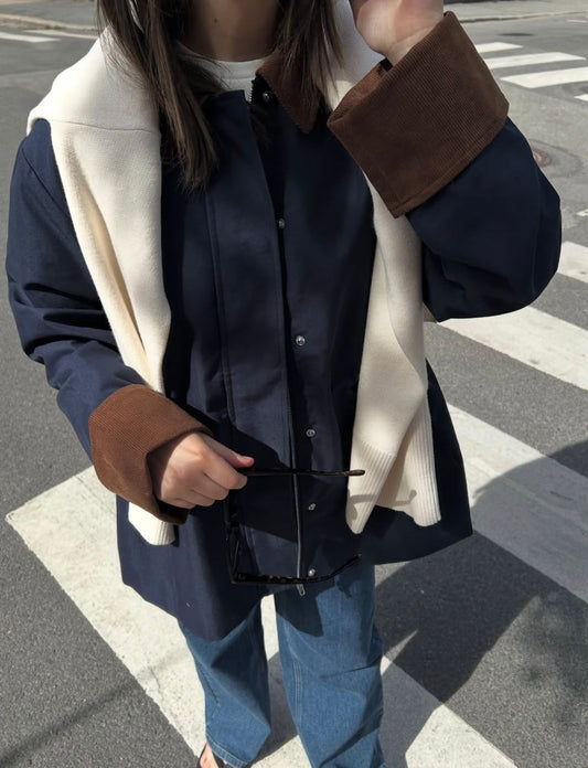 YasAnca LS Parka Jacket Navy