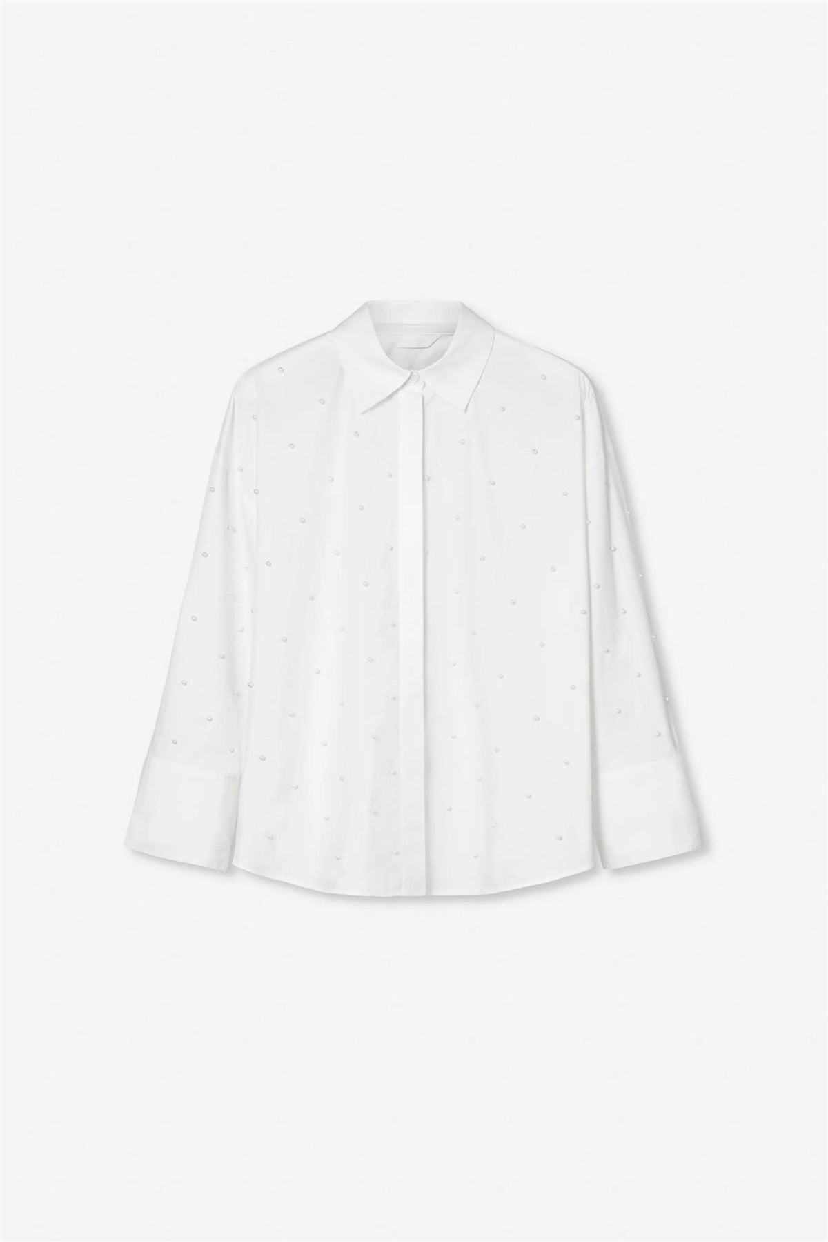 Nell Pearl Shirt - White