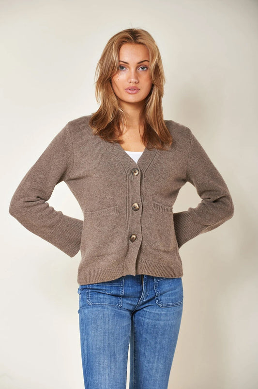 Tate Cardigan - Taupe