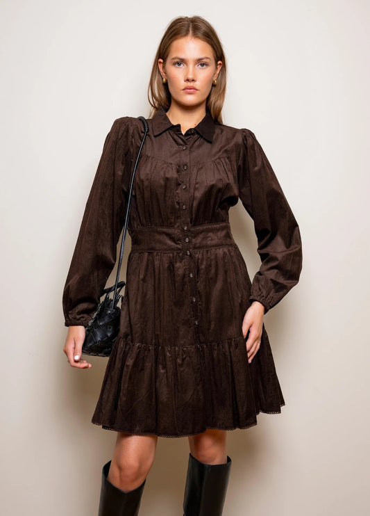 Vicky Dress Chocolate